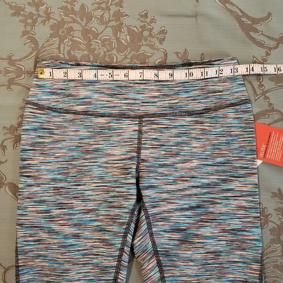 Zella Live-In Streamline Capri Athletic Leggings Grey Slate Multi Women Small - Picture 10 of 12